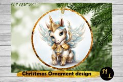 Unicorn Christmas Ornament,Christmas Ornament,Unicorn Product Image 1