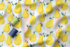 Colourful Macarons and Berries Seamless Patterns, Summer PNG Product Image 5