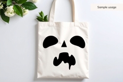 Drooling Jack O Lantern Face SVG Product Image 4