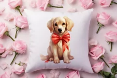 Cute Valentine Dog Clipart, Valentines Day Dog Clipart Product Image 4