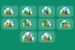 Gardening Illustration Pack Product Image 4