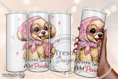 Sassy Poodle PNG Cute Dog Lover Sublimation Design Funny Pet Product Image 5