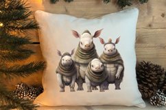 Christmas Family Animals Clipart, Christmas Family Product Image 4