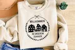 Willkommen in Unserem Zuhause Svg | Christmas Shirt Svg Product Image 4