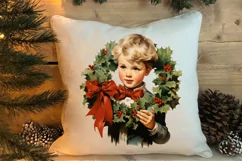 Vintage Christmas Clipart, Vintage Christmas Clipart Product Image 4
