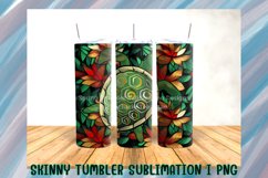 Spring Skinny Tumbler Sublimation Desing. Product Image 4
