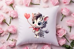 Adorable Animals Cupid Valentine Clipart sublimation Product Image 4