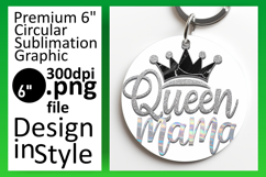 Artistic Round Design Sublimation PNG , Mother&#039;s Day Product Image 1