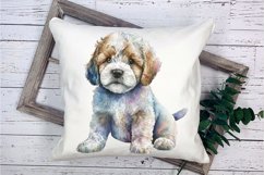 Dog Watercolor clipart. Cute Puppies Product Image 5