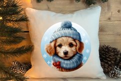 3D Christmas Dog Ornaments Engraved Bundle, 3D Dog Christmas Product Image 4