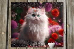 Cute Cats | skinny tumbler Sublimation design bundle, JPG Product Image 4