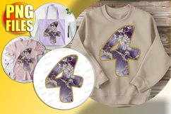 4 Doodle Letter Style Symbol Bright Festive Style! Product Image 1