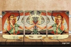 Retro Mug Wrap | 11 oz | Sublimation Product Image 5