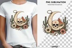 Western gothic halloween png design for T-shirts Product Image 4