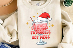 Funny Christmas Cocktail Glass Sublimation,Christmas Png Product Image 3