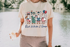 Patriotic Funny Goose PNG T-Shirt|4th of July PNG Sublimatio Product Image 10