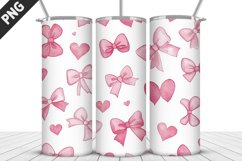 Lovely Hearts Tumbler Design | Valentine&#039;s Day Tumbler Wrap Product Image 5