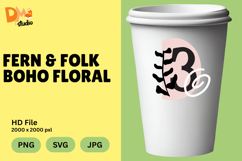 Fern &amp; Folk Boho Floral Monogram Product Image 1
