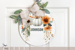 Floral autumn wreats clipart Product Image 4