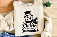 Chillin with my Snowmies Svg | Christmas svg | Shirt Svg Product Image 4