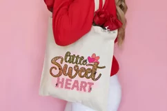 Little Sweetheart PNG For Valentines Day Sublimation Product Image 4
