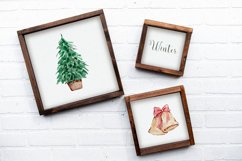 Watercolor Christmas Clipart, Merry Christmas Product Image 4