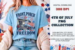 Front Porch &amp; Freedom PNG | Sublimation DTF Product Image 3
