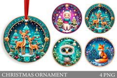 Cute Animals Christmas Ornament. Christmas Ornament Design Product Image 1