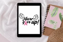 Angel wings svg, Ribbon svg, Cancer svg, Product Image 3