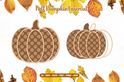 Fall Pumpkin Lasercut - Autumn Lasercut Product Image 1