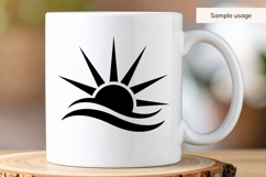 Sun And Waves SVG Product Image 4