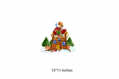 Gnome 's Christmas House, Gnome's New Year's House PNG Product Image 3