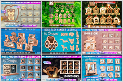 455 Pets Mega Bundle Laser Cut Files | Dog and Cat Lovers Product Image 8