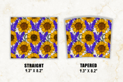 Lavender &amp; Sunflower Tumbler Wrap | 20 oz tumbler wrap Product Image 2