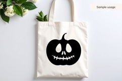 Skeleton Jack O Lantern Pumpkin SVG Product Image 4