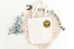 Lion Keychain Embroidery Design Product Image 5