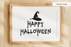 Happy Halloween with Witch Hat SVG Product Image 4