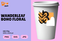 Wanderleaf Boho Floral Monogram Product Image 1