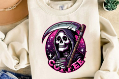 Funny Skeleton Sublimation, Coffee Lovers Png Product Image 4