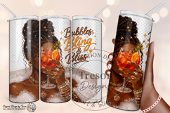 Bubbles Bling &amp; Bliss PNG Glam Girl Sublimation Product Image 5