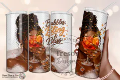 Bubbles Bling & Bliss PNG Glam Girl Sublimation Product Image 5