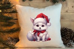 Cozy Winter Animals Clipart, Christmas Clipart Product Image 4