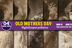 Old Mothers Day Photos Digital Bundle PNG Product Image 5