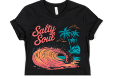 Salty Soul Svg | Svg Files for Cricut | Shirt Svg Product Image 1