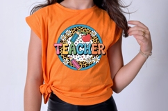 Retro Cute Teacher PNG Product Image 4
