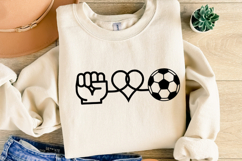 Peace Love Football Svg | Game Day Svg | Shirt Svg Product Image 4