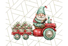 Farmer Gnome Clipart, Cute Farm Gnomes PNG Illustrations Product Image 4