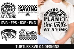 Turtles SVG Design - Saving the Planet One turtle at a time Product Image 1