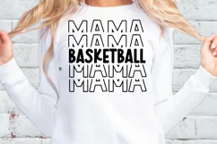 Basketball Mama SVG, Basketball Mama Stacked SVG Product Image 4