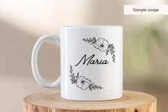 Hand Drawn Poppy Floral Corner SVG Product Image 4